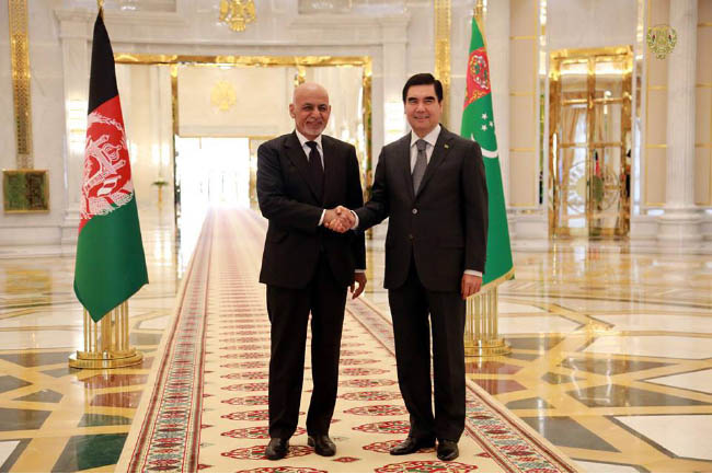 رئیس جمهور:  مناسبات افغانستان و ترکمنستان برادرانه و تاریخی است